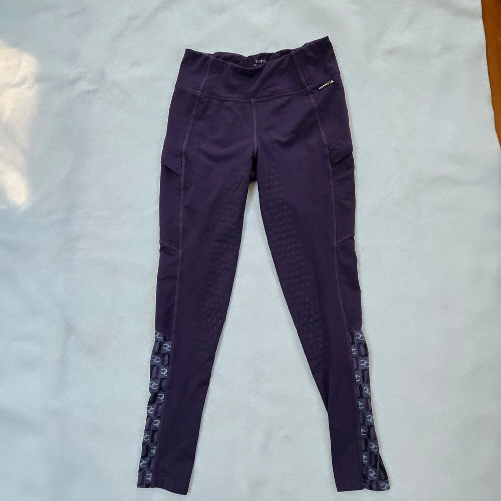 Kerrits Women’s Equestrian Riding Leggings, Purple,  Size M